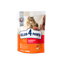 CLUB 4 PAWS Premium Hairball control pre dospelé mačky 300 g (9306)