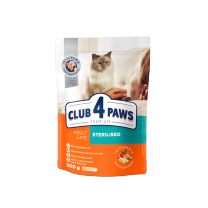 CLUB 4 PAWS Premium pre dospelé, sterilizované mačky 300 g (9245)