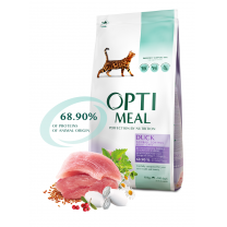 OPTIMEAL™ Superpremium pre dospelé dlhosrsté mačky s kačacim mäsom 10 kg (9979)