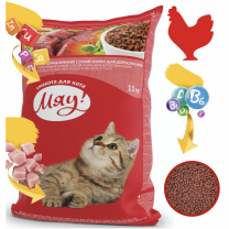 Miau! pre dospelé mačky s kuracím mäsom 11 kg (2086)