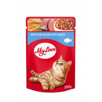 My Love kapsička pre mačky S rybou v jemnej omáčke 100 g (0901)
