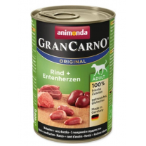 Animonda Gran Carno  hovězí kačacie srdce 400 g