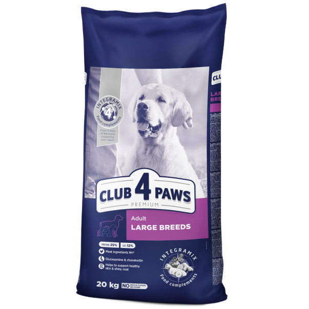 CLUB 4 PAWS Premium pre dospelých psov veľkých plemien Na váhu 100 g (9641) - Kliknutím zobrazíte detail obrázku.