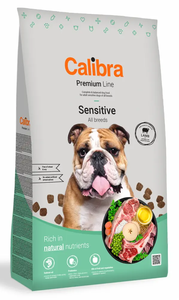 Calibra Premium pre dospelych psov Sensitive 12 kg - Kliknutím zobrazíte detail obrázku.