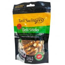 Tail Swingers - Žuvacie tyčinky s kuracím mäsom, pre psov malych plemien 100g (2506)