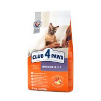 Granuly pre mačky žijúce v byte CLUB 4 PAWS Premium 5 kg