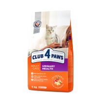 Granuly pre mačky s pozitívnym účinkom na močovú sústavu CLUB 4 PAWS Premium 5 kg