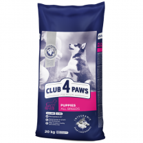 Granuly pre šteňatá pre všetky plemená CLUB 4 PAWS Premium  20 kg