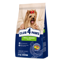 CLUB 4 PAWS Premium pre dospelých psov malých plemien 2 kg (9511)