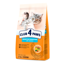 CLUB 4 PAWS Premium pre dospelé mačky s citlivým trávením 2 kg (8773)