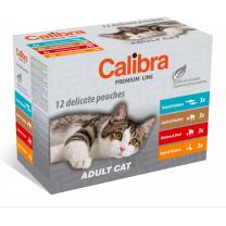 Calibra kapsičky pre mačky set 12x100g