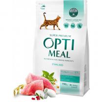 OPTIMEAL™ Superpremium pre kastrované mačky s morčacim mäsom 700 g (9633)