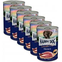 Happy Dog Sensible Pure France kačka 6 x 400 g