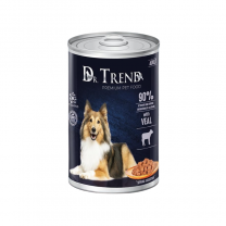 DR. TREND Premium Konzerva s teľacím mäsom v jemnej omáčke pre psov všetkých plemien 400g (1753)