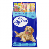 My Love / Gav! pre dospelých psov s teľacím mäsom a ryžou 10 kg (7929)