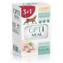 OPTIMEAL™ Superpremium kapsička pre mačky s králikom v bielej omáčke 85 g (0536**)