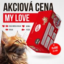 My Love kapsičky pre mačky 4 príchute SET1 (48x100g) 4,8kg