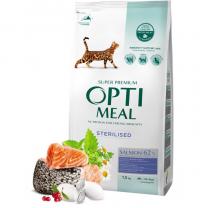 OPTIMEAL™ Superpremium pre kastrované mačky s lososem 1.5kg (8162)