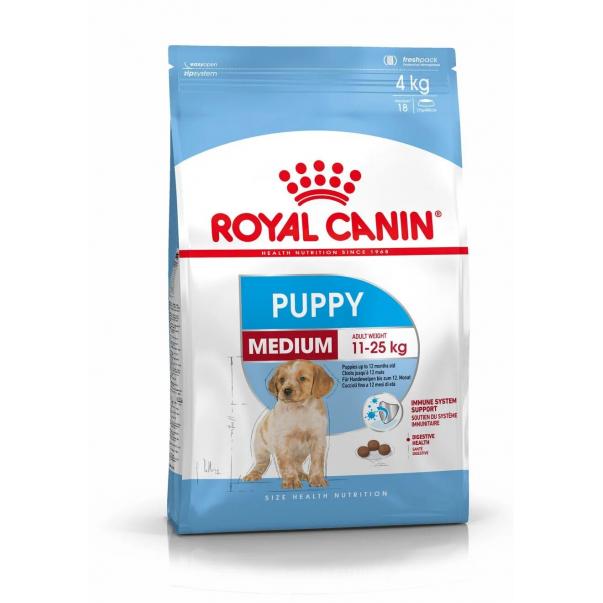 Royal Canin Medium Puppy 4 kg - Kliknutím zobrazíte detail obrázku.