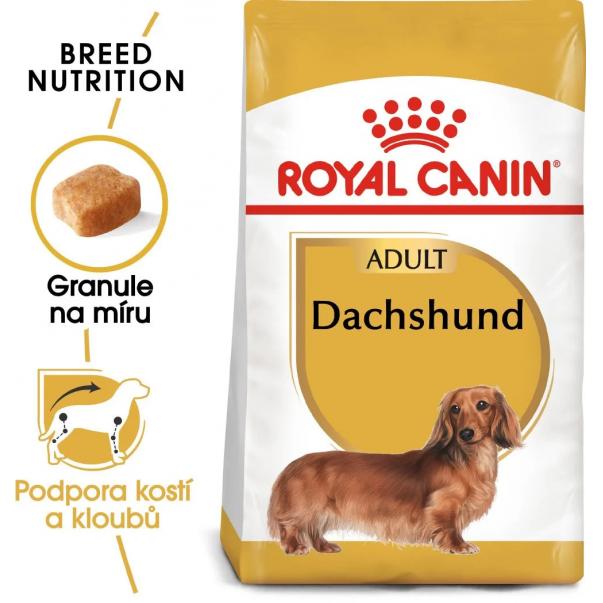 Royal Canin Dachshund Adult 0,5 kg - Kliknutím zobrazíte detail obrázku.