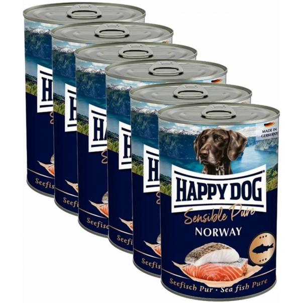 Happy Dog Lachs Pur Norway losos 6 x 400 g - Kliknutím zobrazíte detail obrázku.