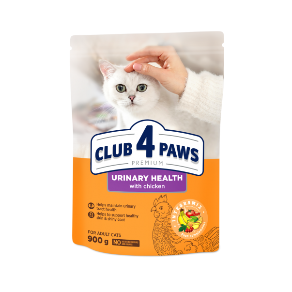 CLUB 4 PAWS Premium Urinary health pre dospelé mačky 900g (9344) - Kliknutím zobrazíte detail obrázku.