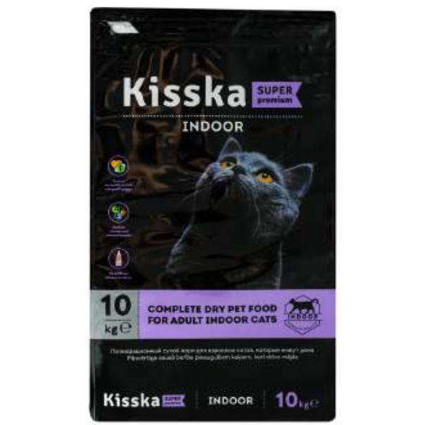 Granuly pre mačky žijúce v byte KISSka 10 kg - Kliknutím zobrazíte detail obrázku.