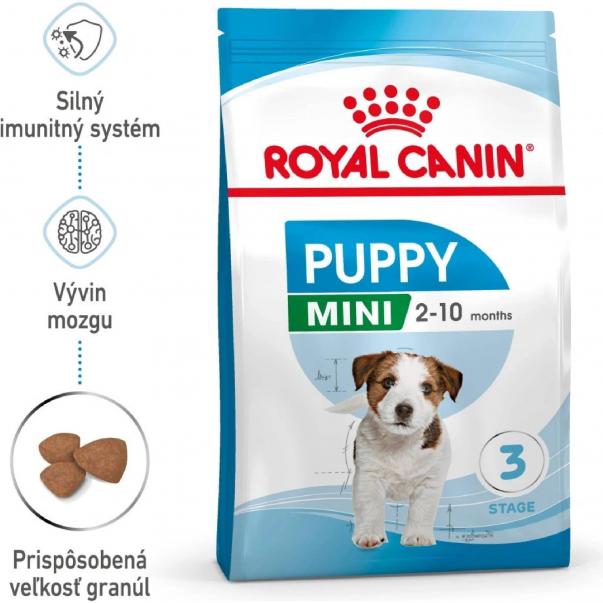 Royal Canin Puppy Mini 8 kg - Kliknutím zobrazíte detail obrázku.