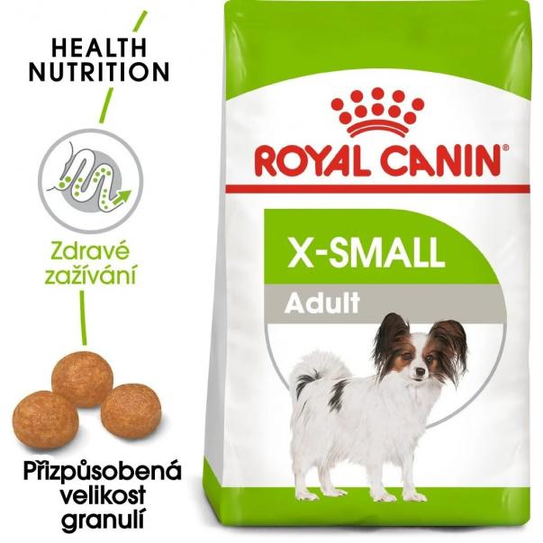 Royal Canin x-small adult 3 kg - Kliknutím zobrazíte detail obrázku.